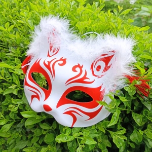 LED Japanese Kitsune Fox Mask, Cosplay Mask for Birthday/Halloween Parties | Perfect for Cosplay, halloween and Gifting